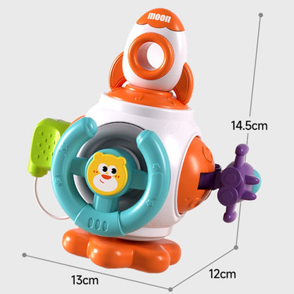 Baby Hand Grip Ball Early Learning Busy Ball Puzzle Sensory Spinning Toys, Rocket, Gopher, Shiba Inu