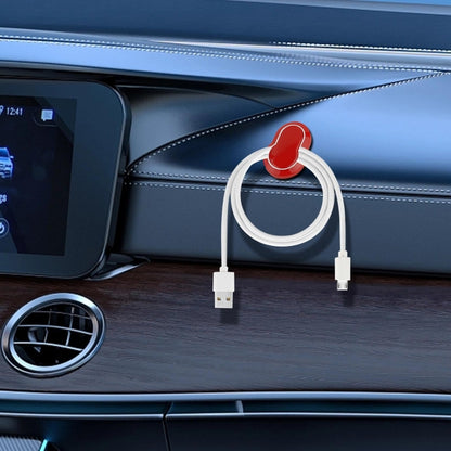 Multifunctional Car Seat Back Sundries Hook, Electroplated Black, Electroplated Red, Carbon Fiber, Classic Black, Classic Red