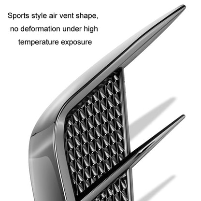 Universal Car Fender Soft Glue Decorative Car Stickers, Bright Black, Carbon Fiber