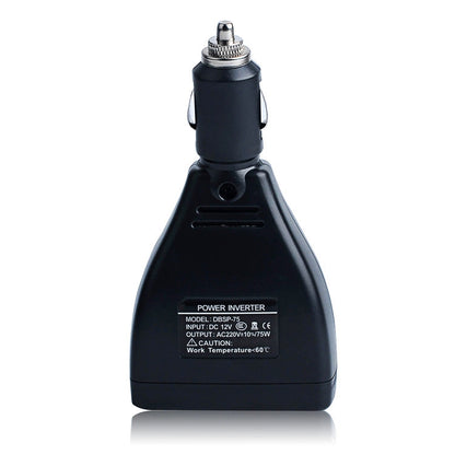 Meind 75W Mini Car Inverter Charger, 12V To 110V, 12V To 220V