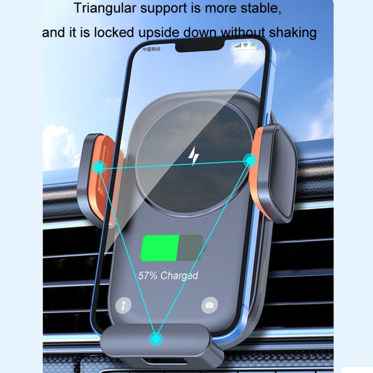 Car Wireless Charging Outlet Navigation Mobile Phone Holder