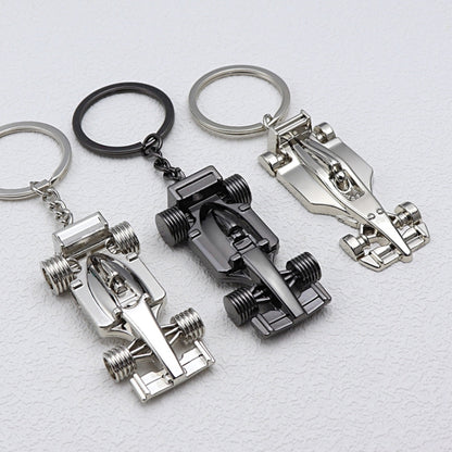 F1 Racing Car Keychain Portable Bag Decoration Pendant, X-592 Solid, X-035 Hollow, X-035 Hollow Black, X-034 Half Wheel Solid