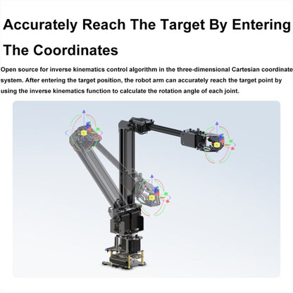 Waveshare 25118 RoArm-M2-S Desktop Robotic Arm Kit, Based On ESP32, 4-DOF, US Plug, UK Plug, EU Plug