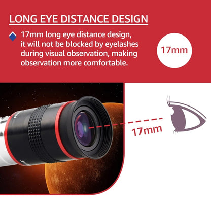 SVBONY F9152A 1.25 inch Ultra Wide Angle 68 Degree 6mm Astronomical Telescope Eyepiece, F9152A