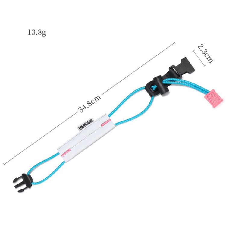 ISE MOUNT Outdoor Riding Reflective Pants Cuff Strap Elastic Night Running Sports Leg Safety Band