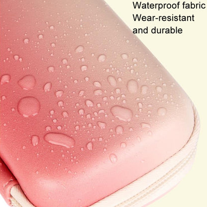 Cwatcun H45 Mini Storage Bag Small Microslice Digital Camera Bag PU Waterproof Hard Shell Bag, H45 (Pink), H45 (Green), H45 (Brown)