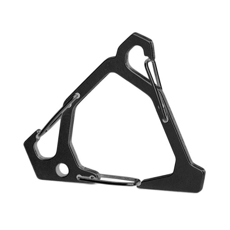 Outdoor Stainless Steel Hanging Buckle Multi-functional Portable Triangle Hook Multi-Hook Carabiner