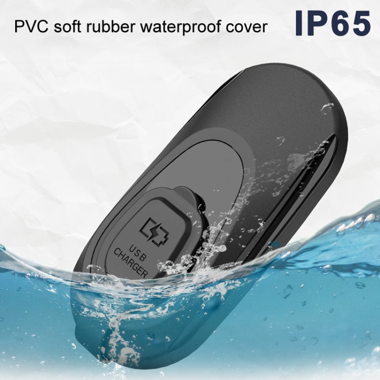 12-24V Bus Handlebar Installed USB Fast Charging Charger, 2U QC+QC