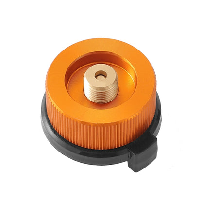 Outdoor Camping Gas Cylinder Adapter Stove Connector Closed Snap Gas Canister Converter, Large Yellow, Large Red, Small Yellow, Small Red