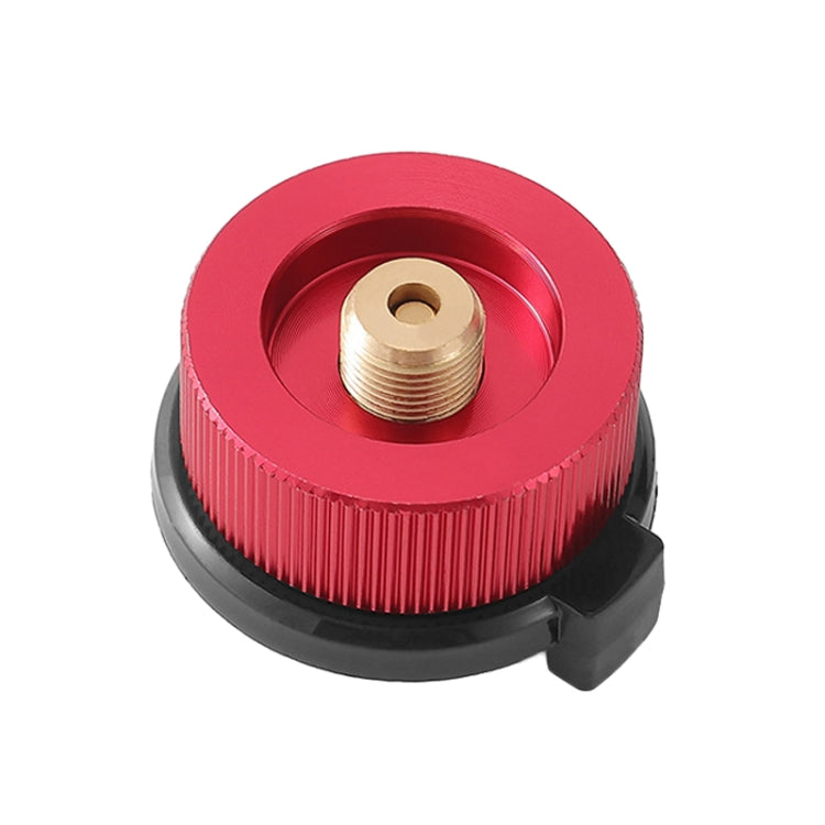 Outdoor Camping Gas Cylinder Adapter Stove Connector Closed Snap Gas Canister Converter, Large Yellow, Large Red, Small Yellow, Small Red