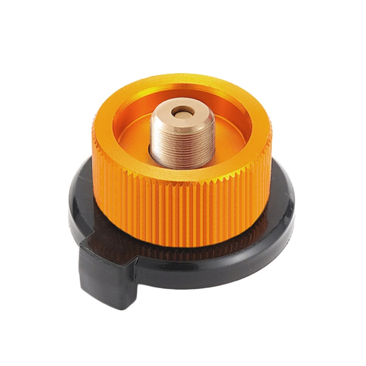 Outdoor Camping Gas Cylinder Adapter Stove Connector Closed Snap Gas Canister Converter, Large Yellow, Large Red, Small Yellow, Small Red