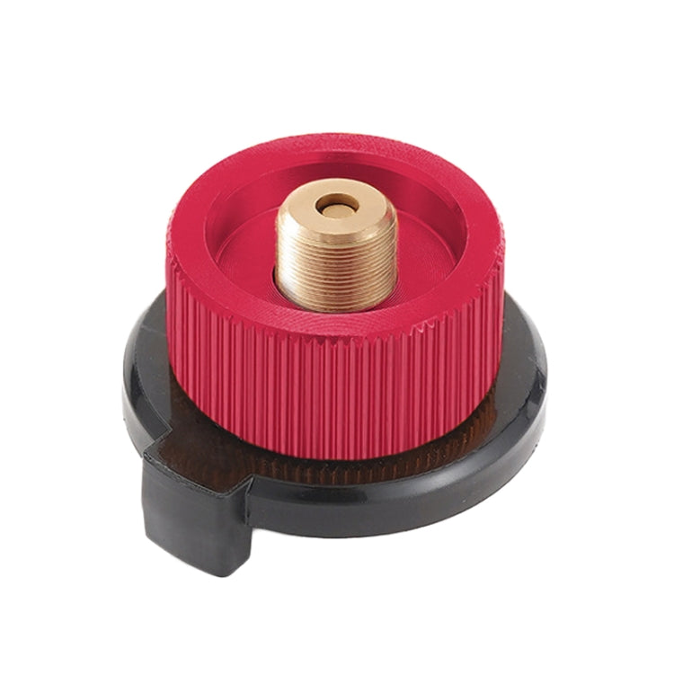 Outdoor Camping Gas Cylinder Adapter Stove Connector Closed Snap Gas Canister Converter, Large Yellow, Large Red, Small Yellow, Small Red