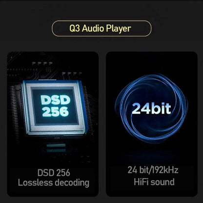 HiFi Lossless Music Player Mastering DSD256 Hard Decoding MP3, Q3