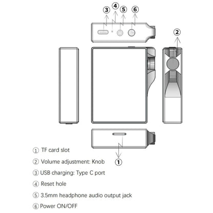 HiFi Lossless Music Player Mastering DSD256 Hard Decoding MP3, Q3