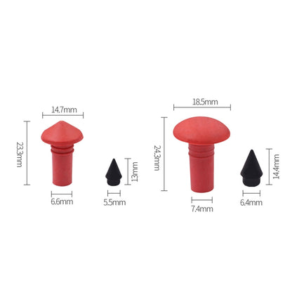 Motorcycle Electric Vehicle Tire Repair Rubber Mushroom Nail Tire Repair Tools, 90pairs /Pack S, 90pairs /Pack L