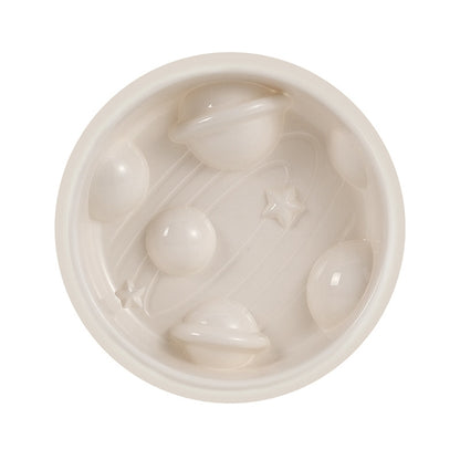 Planet Shape Pets Anti-Choking Slow Eating Bowl Cats And Dogs Spill Resistant Food Holder