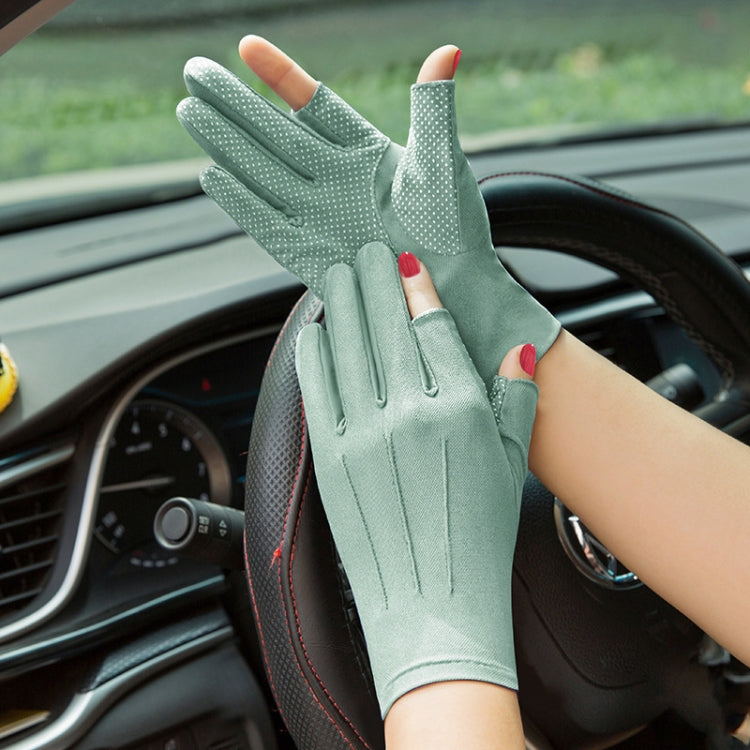 Outdoor Bicycle Riding Fishing Gloves Thin Breathable Anti-UV Sports Ice Silk Gloves, Men 2 Fingers Black, Men Half Finger Black, Men Full Finger Black, Men 2 Fingers Gray, Men Half Finger Gray, Men Full Finger Gray, Men Full Finger Navy...