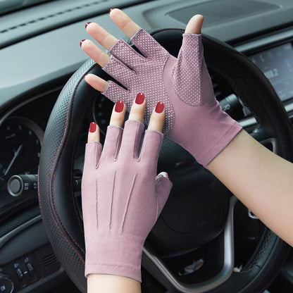 Outdoor Bicycle Riding Fishing Gloves Thin Breathable Anti-UV Sports Ice Silk Gloves, Men 2 Fingers Black, Men Half Finger Black, Men Full Finger Black, Men 2 Fingers Gray, Men Half Finger Gray, Men Full Finger Gray, Men Full Finger Navy...