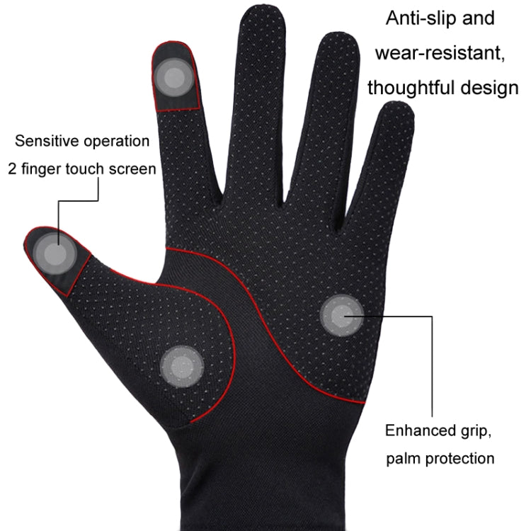 Outdoor Bicycle Riding Fishing Gloves Thin Breathable Anti-UV Sports Ice Silk Gloves, Men 2 Fingers Black, Men Half Finger Black, Men Full Finger Black, Men 2 Fingers Gray, Men Half Finger Gray, Men Full Finger Gray, Men Full Finger Navy...