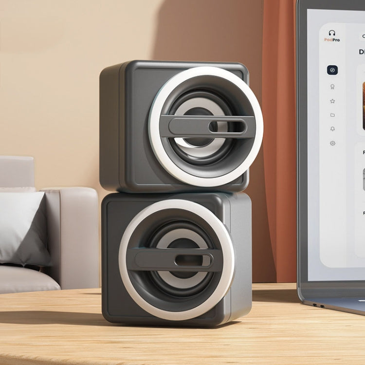 K1 Mini Desktop Computer Wired Speakers USB Subwoofer Speaker, Standard Edition White, Standard Edition Black, Standard Edition Light Blue, Standard Edition Purple, Light Edition White, Light Edition Black, Light Edition Light Blue, Light Edition Purple