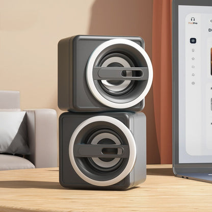K1 Mini Desktop Computer Wired Speakers USB Subwoofer Speaker, Standard Edition White, Standard Edition Black, Standard Edition Light Blue, Standard Edition Purple, Light Edition White, Light Edition Black, Light Edition Light Blue, Light Edition Purple