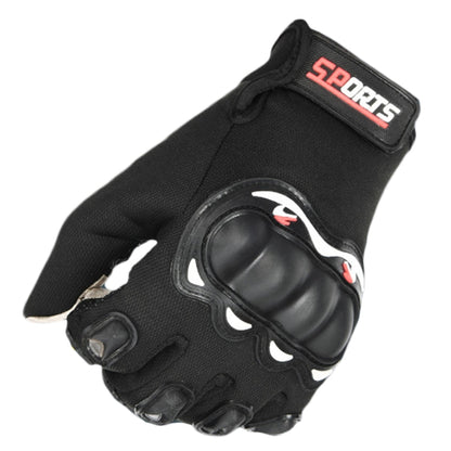Motorcycle Gloves Men Riding Racing Anti-Slip Hard Shell Outdoor Full Finger Touchscreen Gloves, Average