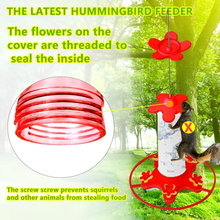 Outdoor Garden Patio Hanging Hummingbird Feeder