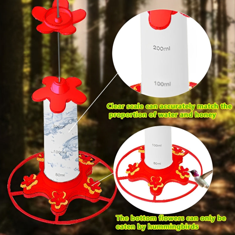 Outdoor Garden Patio Hanging Hummingbird Feeder