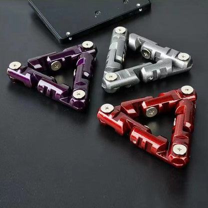Stress Relieving Alloy Massage Bracelet Infinite Flip Fingertip Chain Fidget Toy