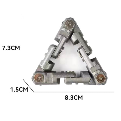 Stress Relieving Alloy Massage Bracelet Infinite Flip Fingertip Chain Fidget Toy