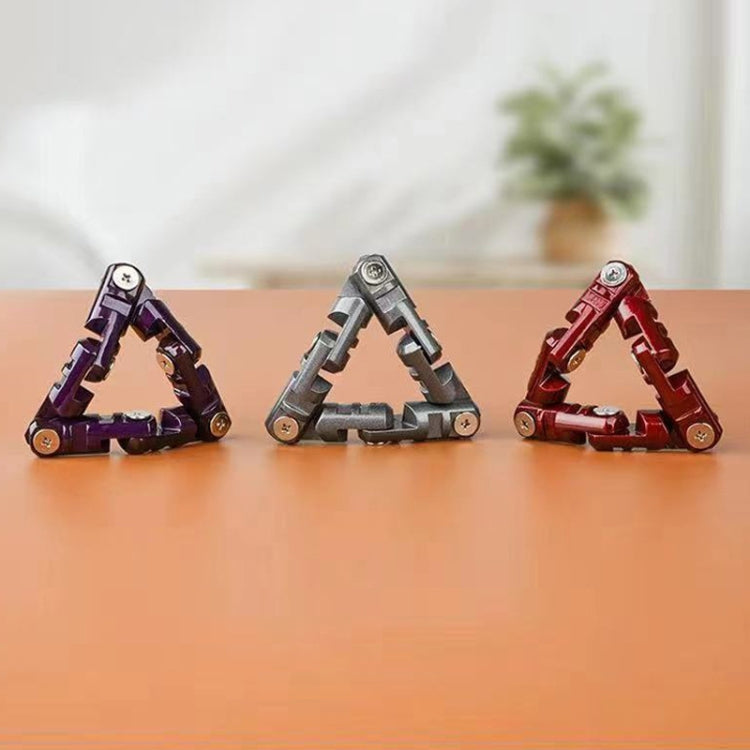 Stress Relieving Alloy Massage Bracelet Infinite Flip Fingertip Chain Fidget Toy