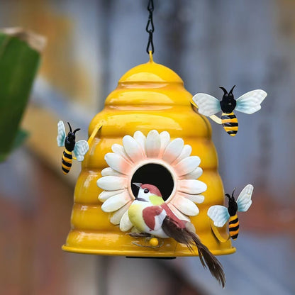 Outdoor Garden Parrot Bird Winterizing Warm Decorative Hanging Pendant