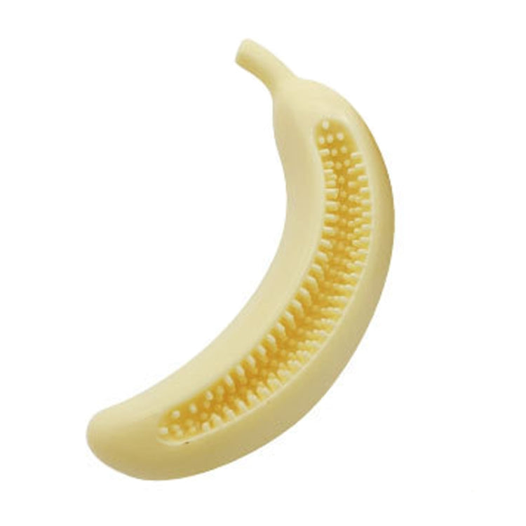 Pet Chewing Teeth Cleaning Toy Teething Stick, Round, Bone, Banana