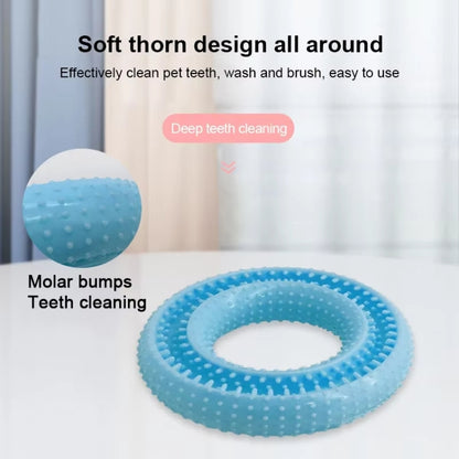 Pet Chewing Teeth Cleaning Toy Teething Stick, Round, Bone, Banana
