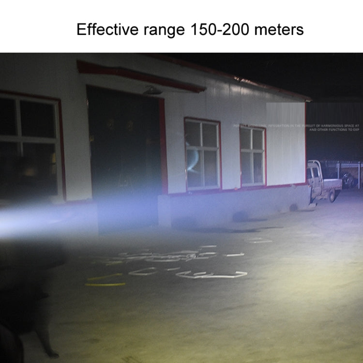 15W Electric Motorcycle External Strong LED Headlight, With Screws, With Screws + Pipe Clamps, With Screws + Pipe Clamps + Switch + 2m Extension Cord