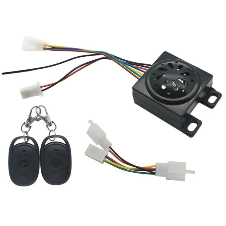 48-72V Electric Motorcycle One-Button Start Remote Lock Anti-Theft Alarm, Two-wheeler, Three-wheeler