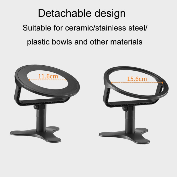 Adjustable Height Anti-Tip Pet High Stand Bowl