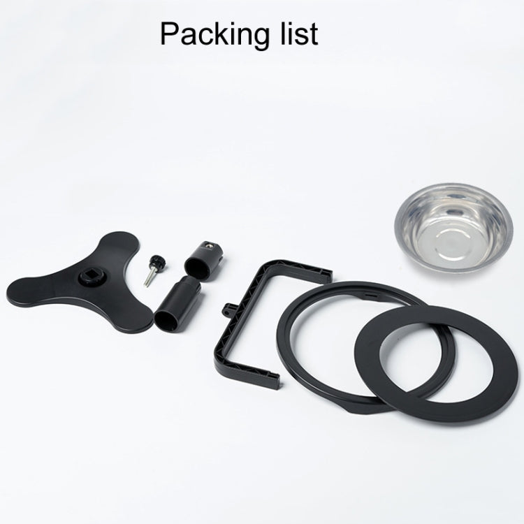 Adjustable Height Anti-Tip Pet High Stand Bowl