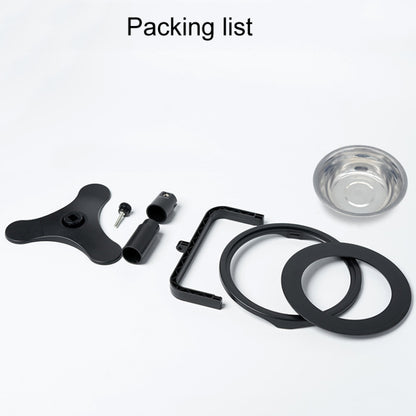 Adjustable Height Anti-Tip Pet High Stand Bowl