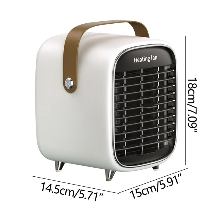 Y36 Mini Portable Desktop Heater Home Office Electric Heater, US Plug Green, EU Plug White, EU Plug Green