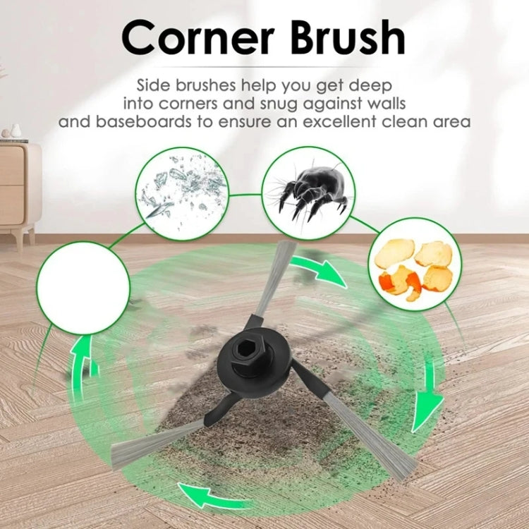 For Dreame X40 Pro / X40 Ultra Robot Vacuum Replacement, Rubber Brush, Side Brush, Dust Bag, Bristle Brush, Filter, Rag