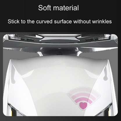 Vehicle Electronic Car Cover Scratches Night Collision Decorative Signal Reflective Warning Stickers, 3pcs / Set