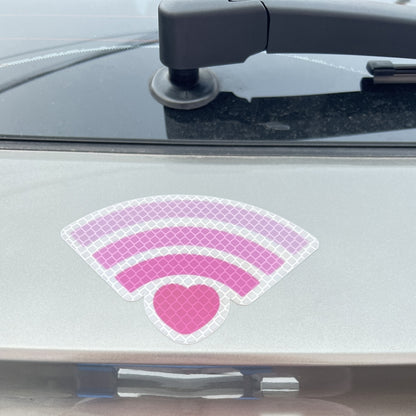 Vehicle Electronic Car Cover Scratches Night Collision Decorative Signal Reflective Warning Stickers, 3pcs / Set