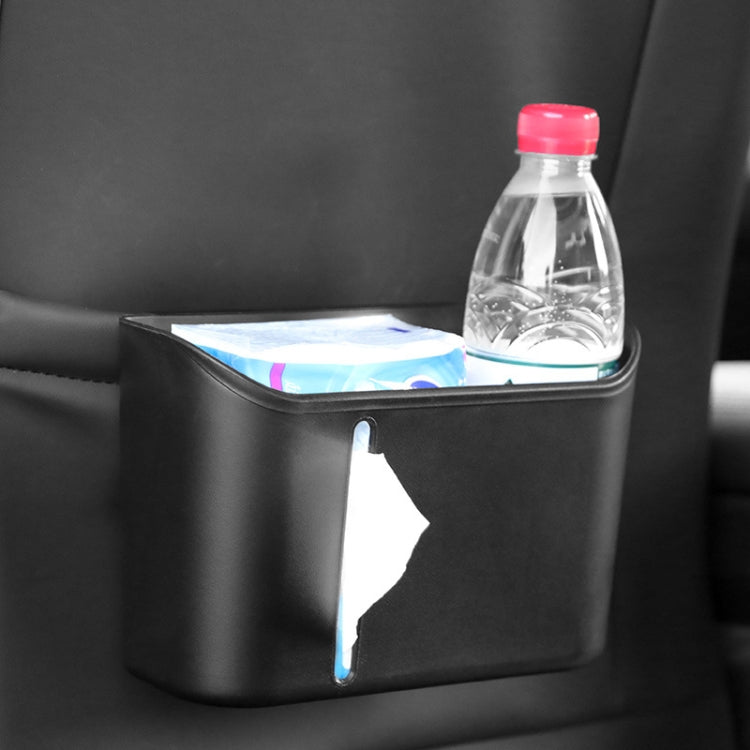 Multifunctional Car Seat Back Storage Box Rear Seat Tissue and Beverage Rack, DM-146