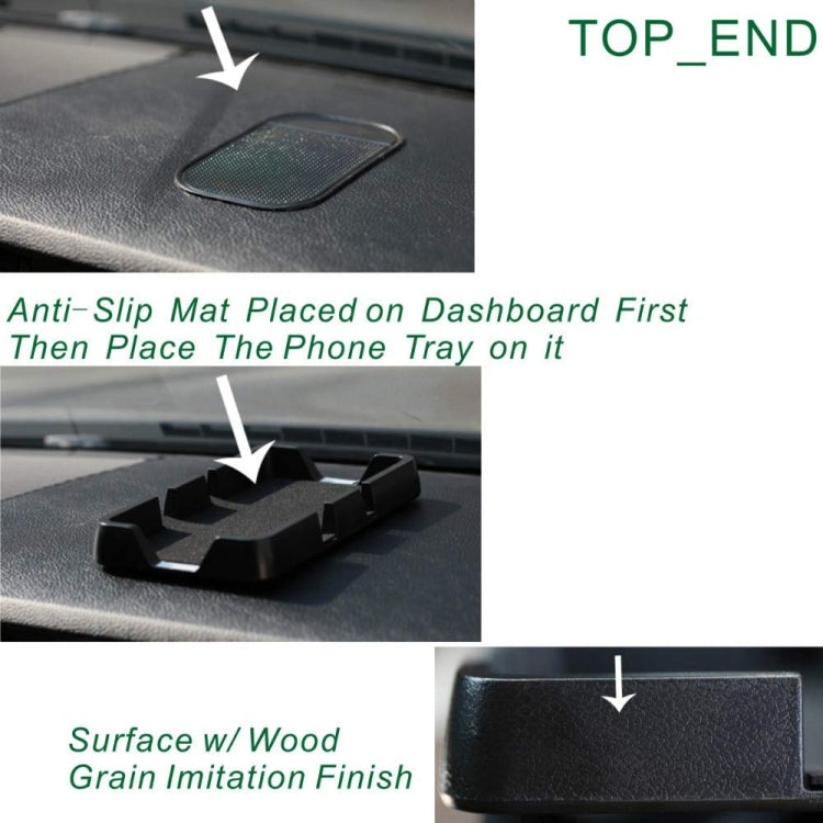 DM-006 Car Mobile Phone Navigation Bracket Instrument Panel Non-slip Storage Box, DM-006