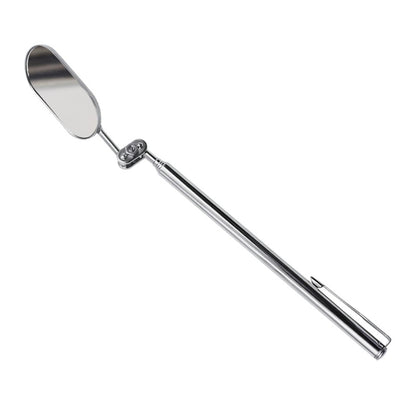 Car Universal Folding Telescopic Inspection Mirror Underbody Inspection Endoscope, Oval