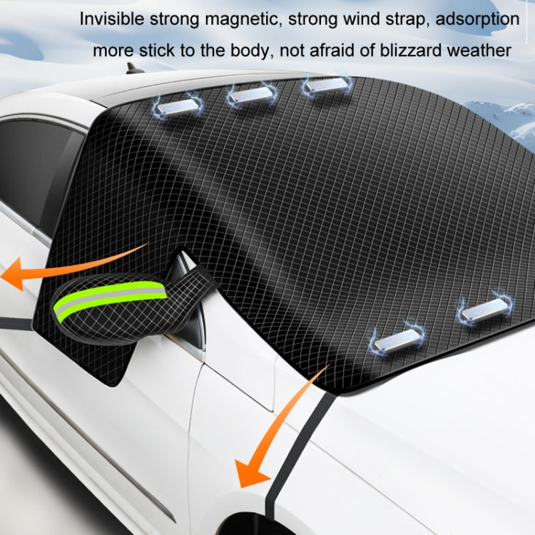Car Magnetic Front Sunscreen Waterproof Thick Snow Shield