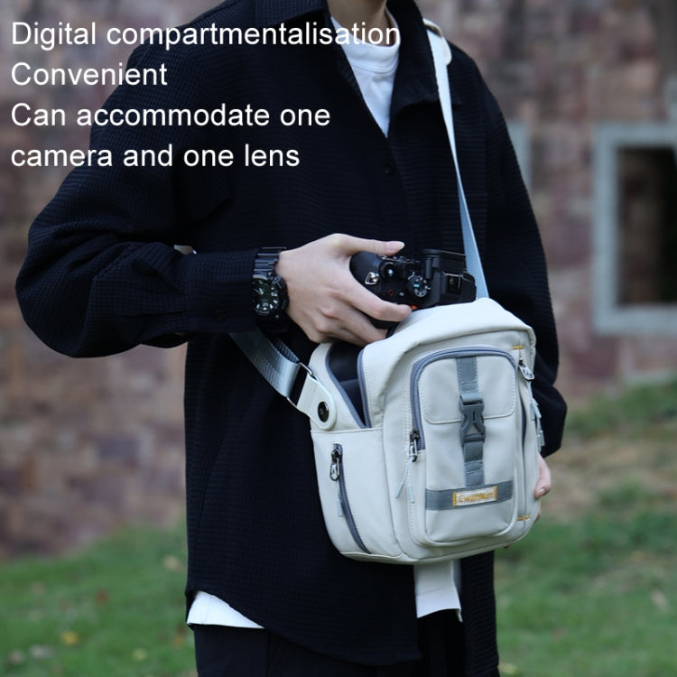 Cwatcun D155 Shoulder Casual Microslr Camera Storage Bag Lightweight Digital Photography Bag, D155