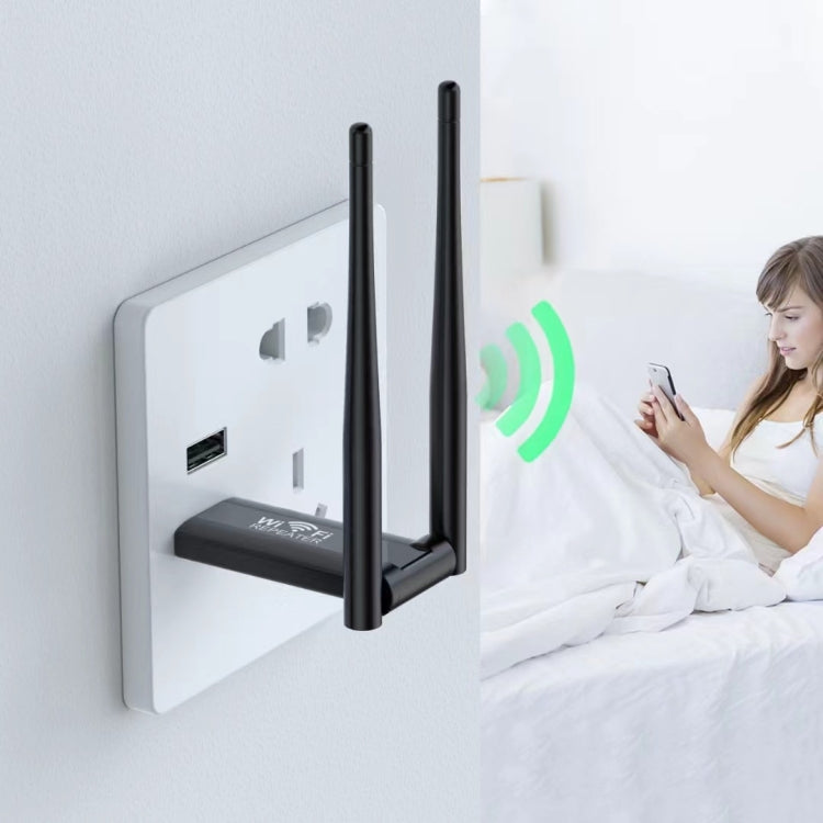 USB Powered WiFi Signal Amplifier Through Wall Wireless Router Extension, USB Powered