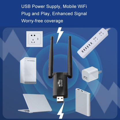 USB Powered WiFi Signal Amplifier Through Wall Wireless Router Extension, USB Powered